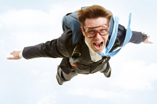 Flying man