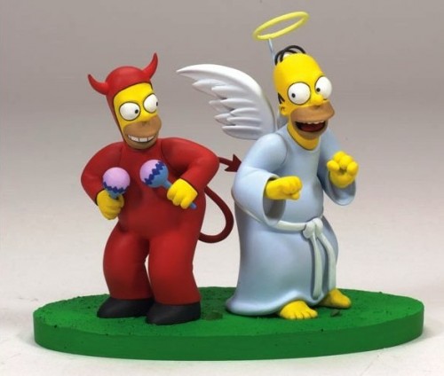 good and evil homer